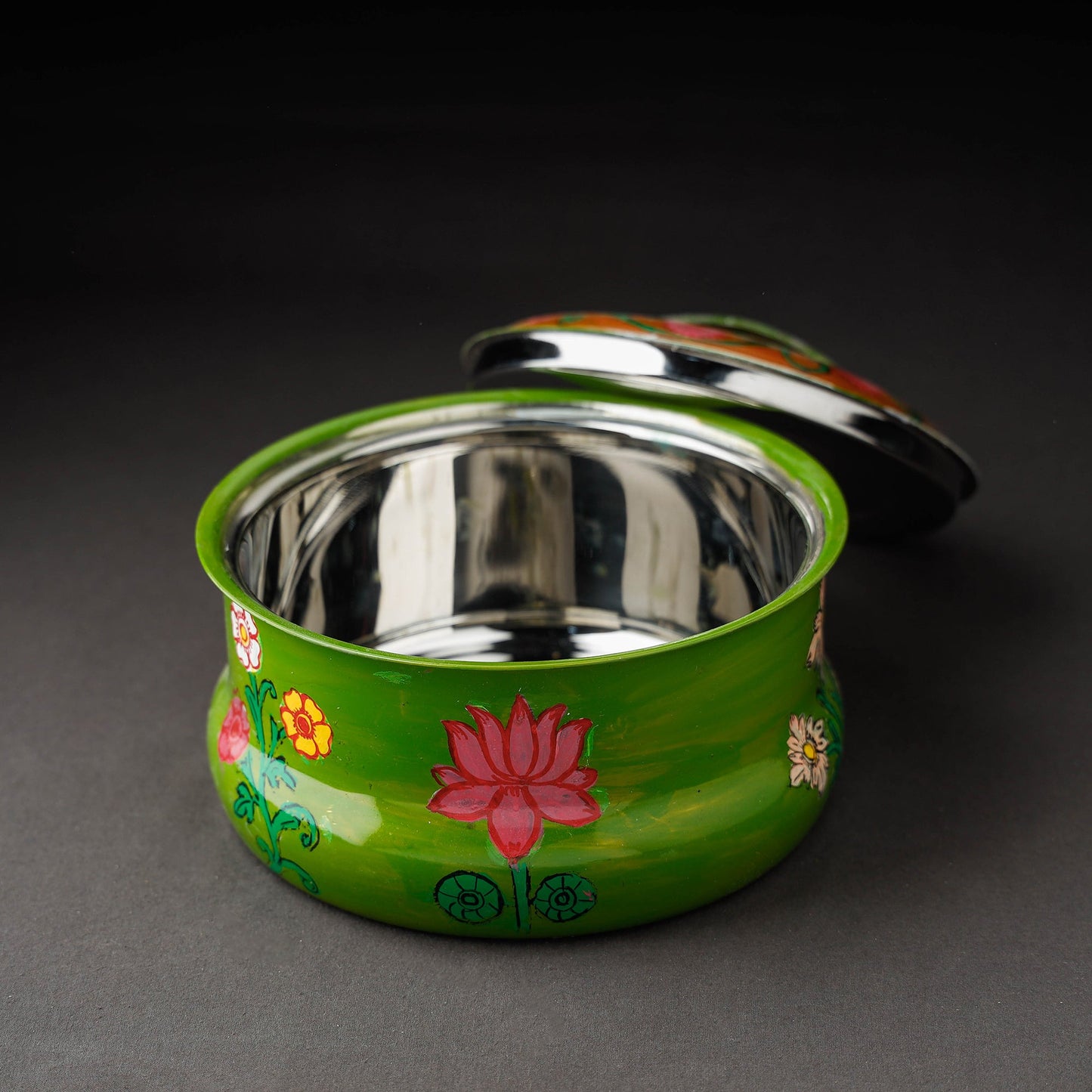  Kavad Handpainted Stainless Steel Casserole 