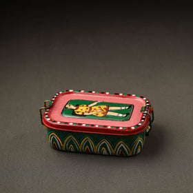 Buy Kavad Handpainted Stainless Steel Rectangle Shape Lunch Box (6 X 4 in) 28 Online at iTokri.com