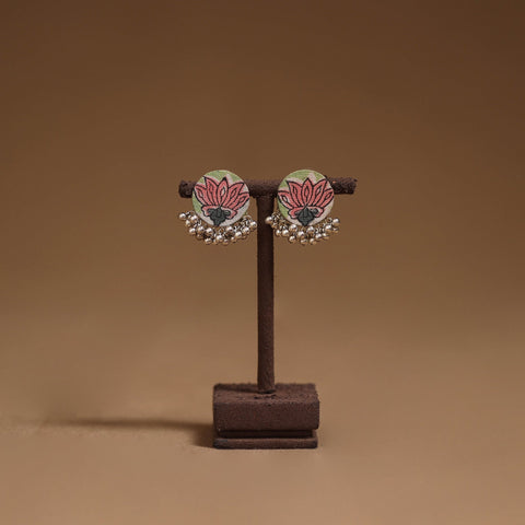 Kavya ghungroo work fabart handmade earrings - handcrafted