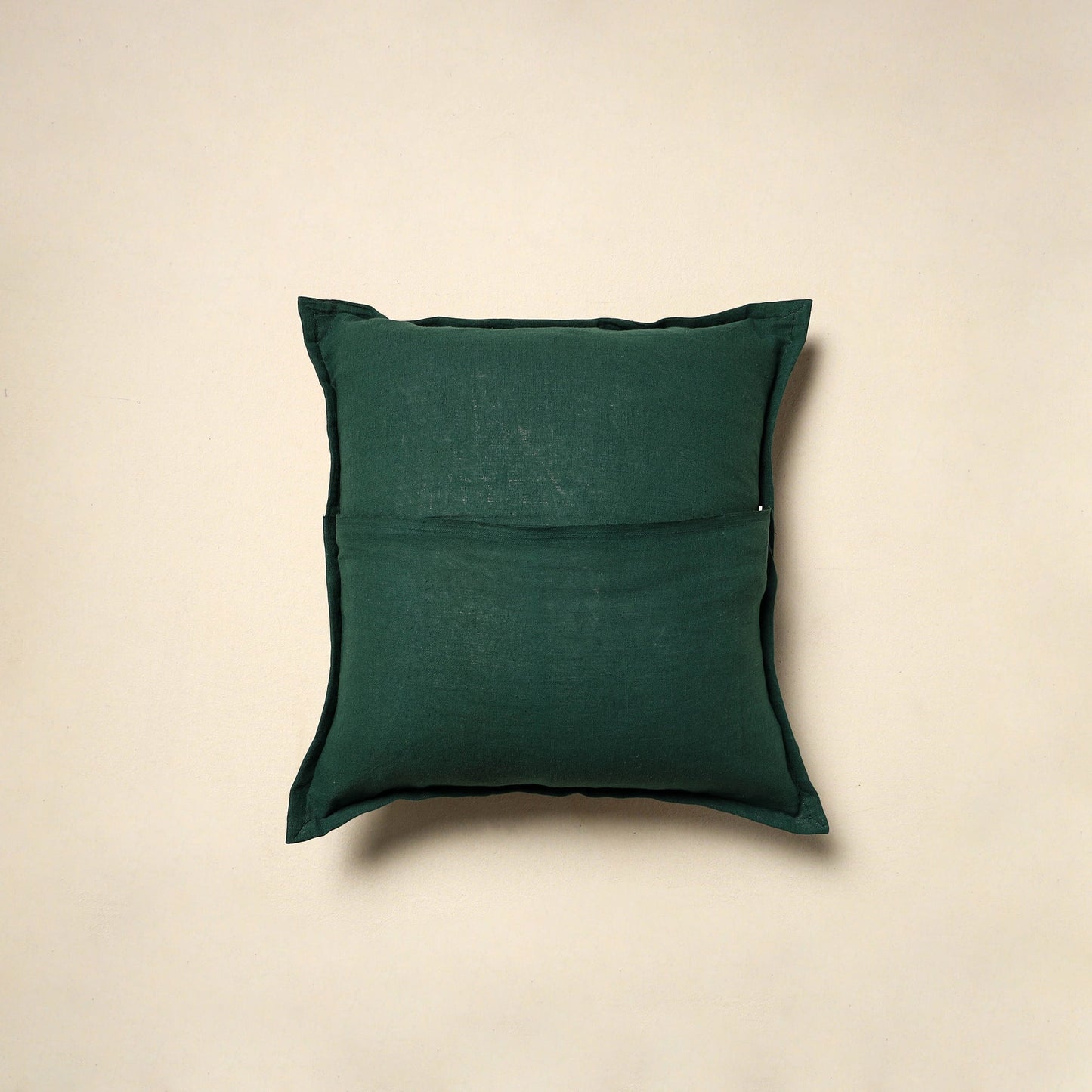 Khambadiya patchwork hand embroidery cushion cover (16 x 16