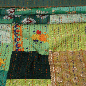 Khambadiya tagai patchwork quilt / gudri / blanket (108 x