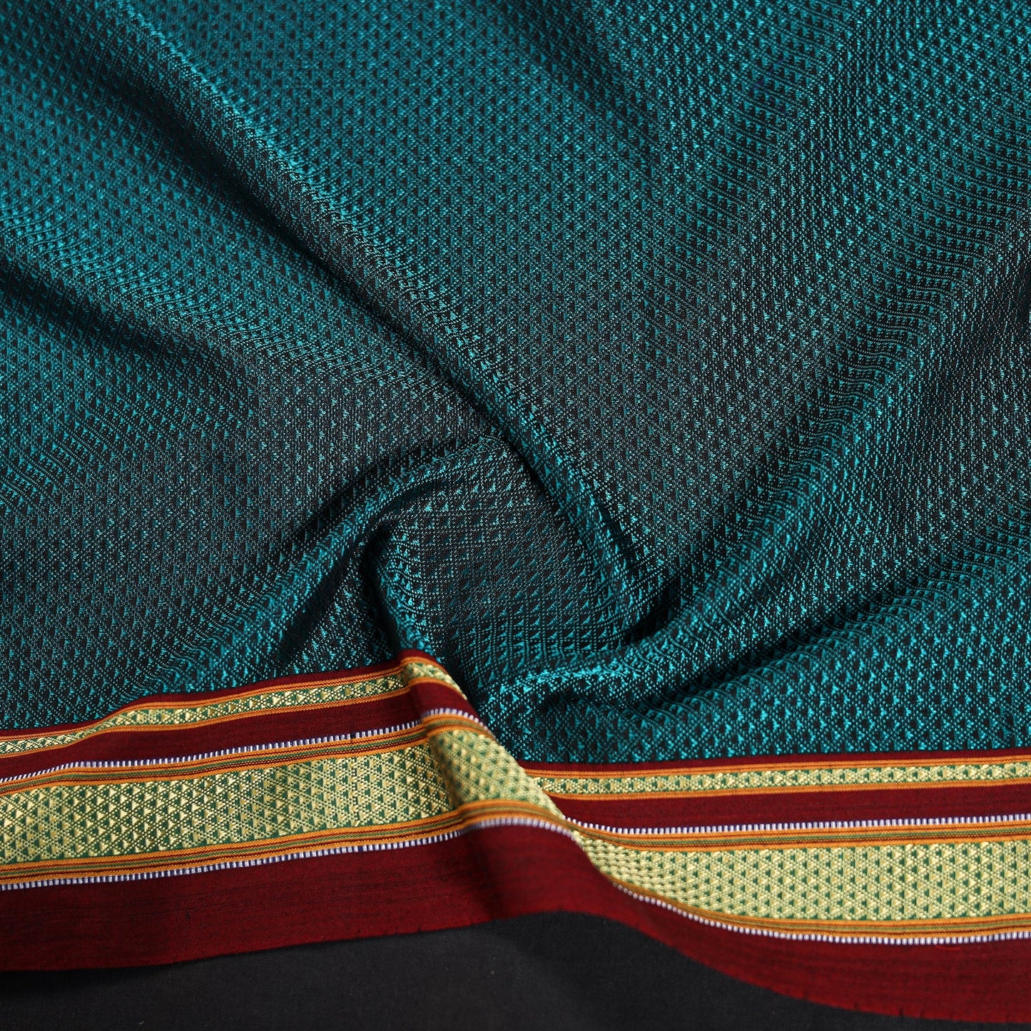 Khun weave cotton blouse piece 25 - handcrafted