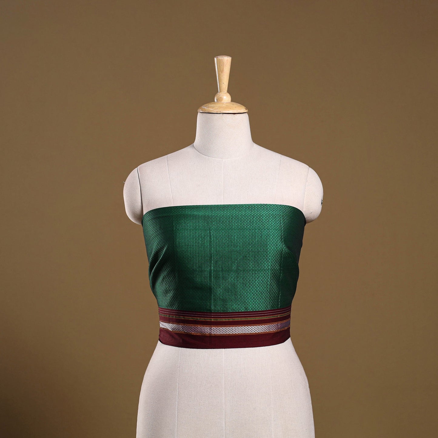 Khun weave cotton blouse piece 27 - handcrafted