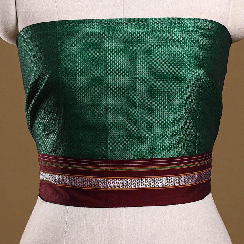 Khun weave cotton blouse piece 27 - handcrafted