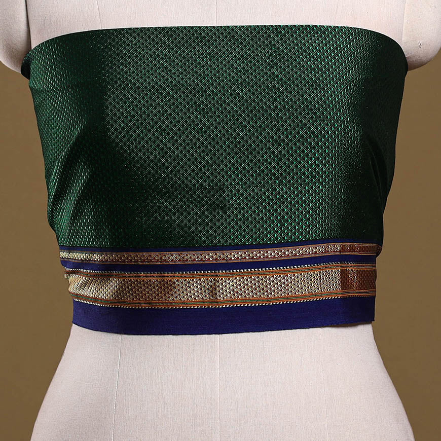 Khun weave cotton blouse piece 39 - handcrafted