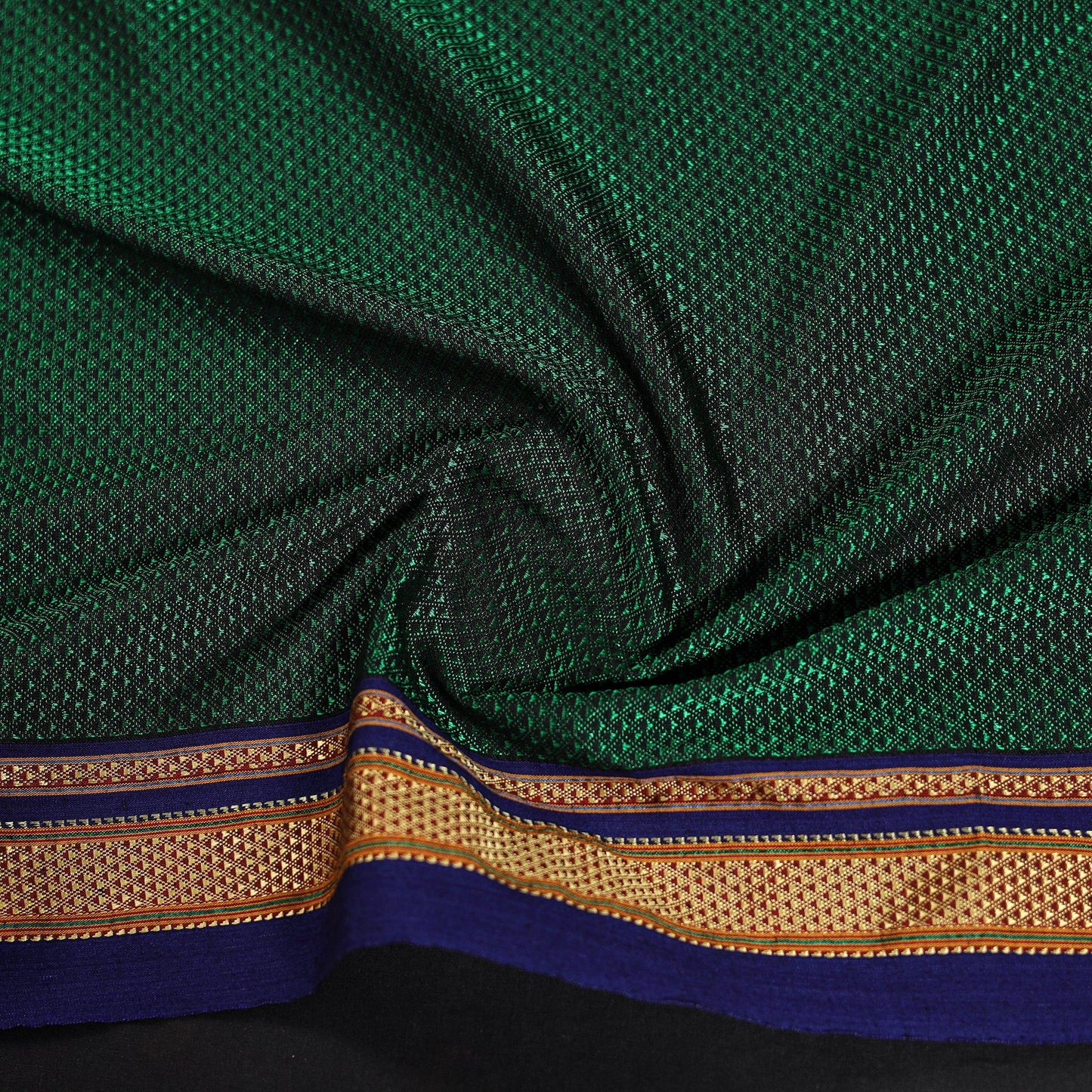 Khun weave cotton blouse piece 39 - handcrafted