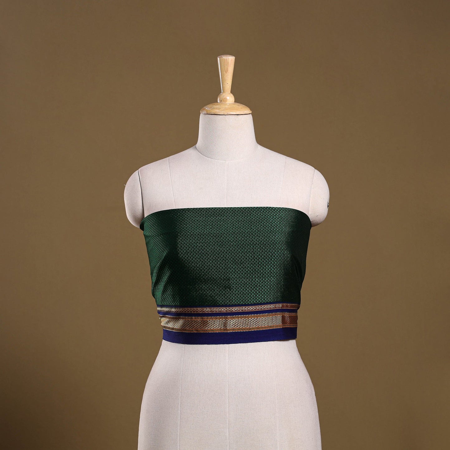 Khun weave cotton blouse piece 39 - handcrafted