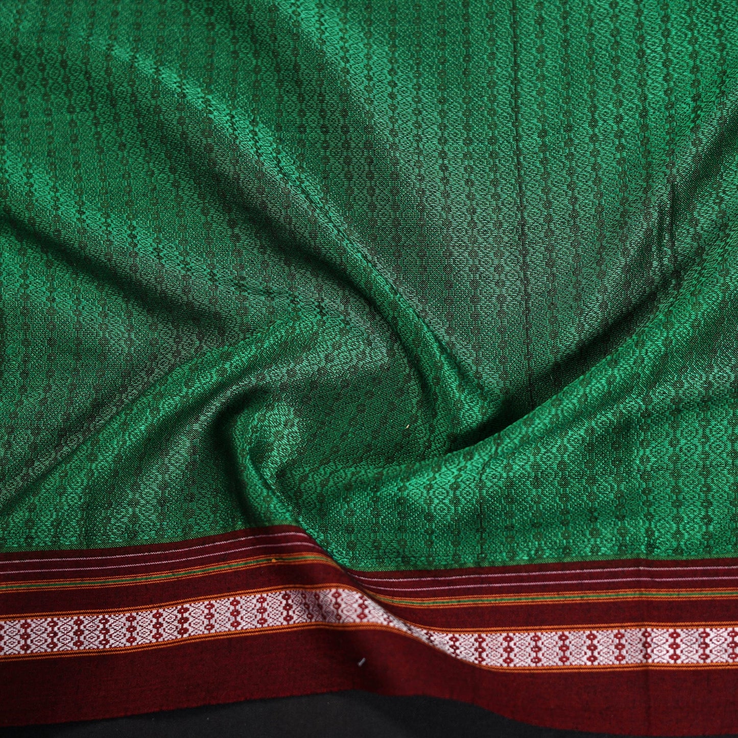 Khun weave cotton blouse piece 42 - handcrafted