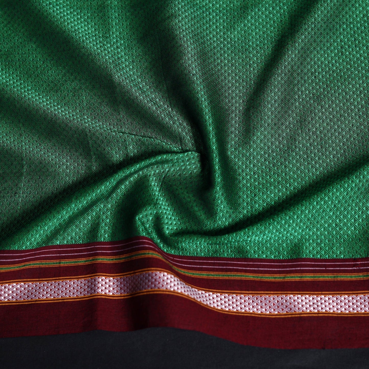 Khun weave cotton blouse piece 46 - handcrafted