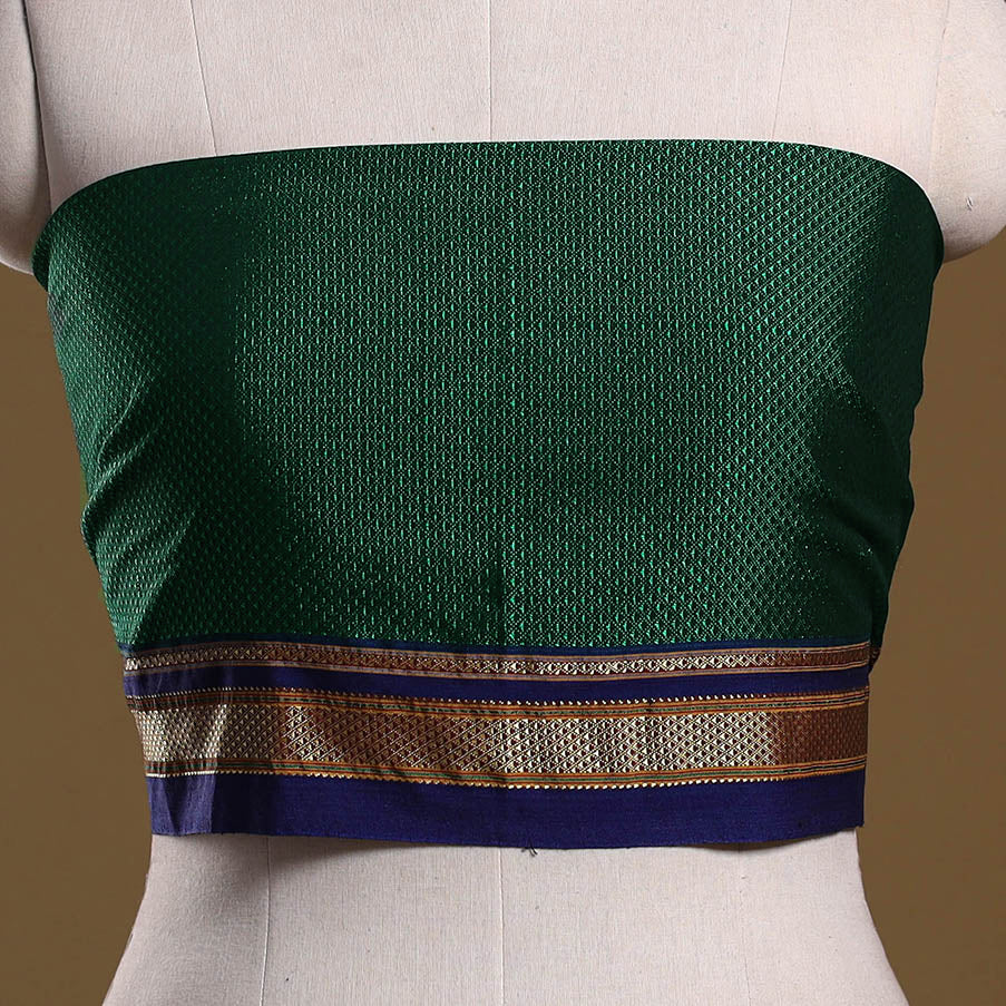 Khun weave cotton blouse piece 54 - handcrafted