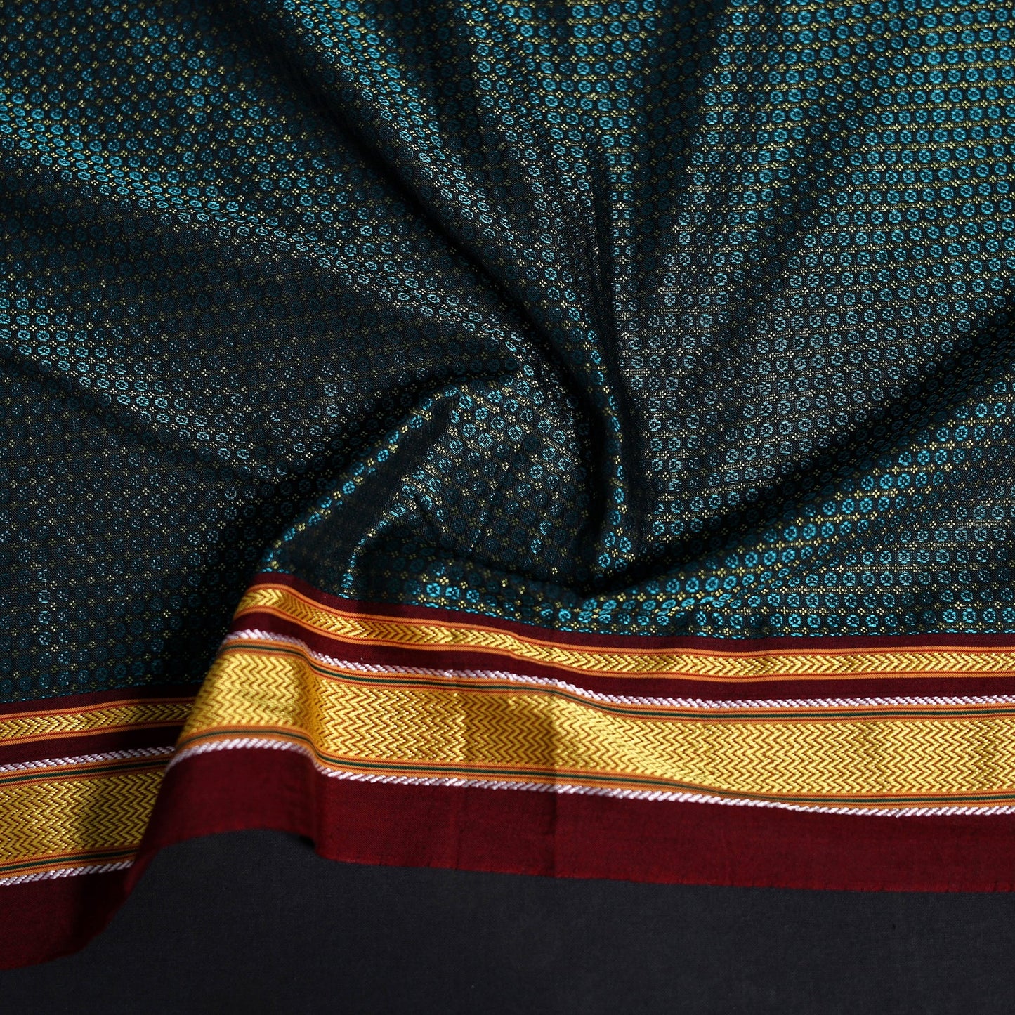 Khun weave cotton blouse piece 69 - handcrafted