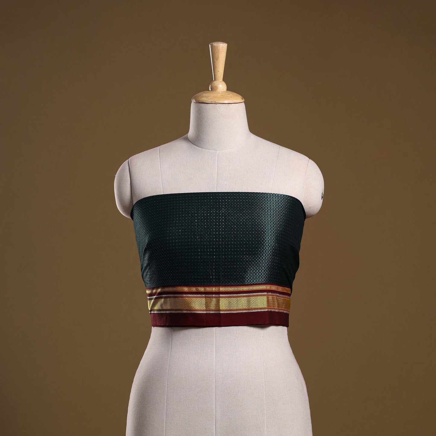 Khun weave cotton blouse piece 69 - handcrafted