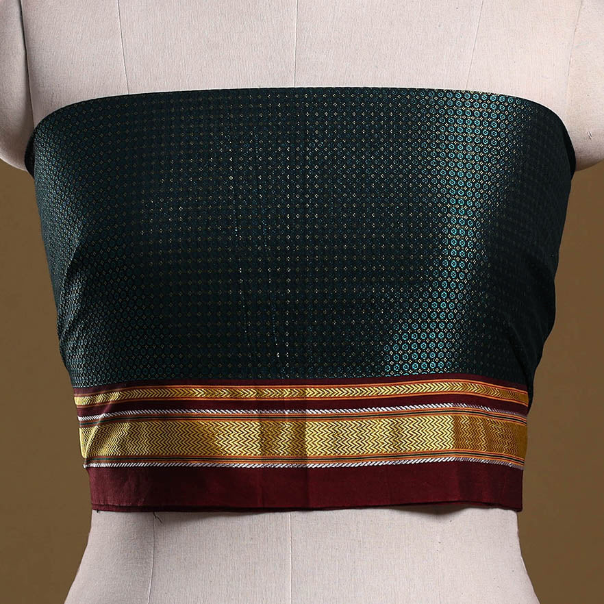 Khun weave cotton blouse piece 69 - handcrafted