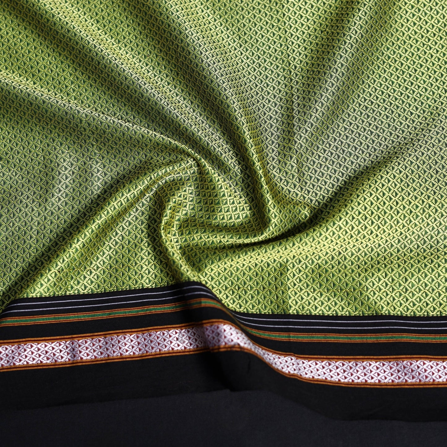 Khun weave cotton blouse piece 73 - handcrafted