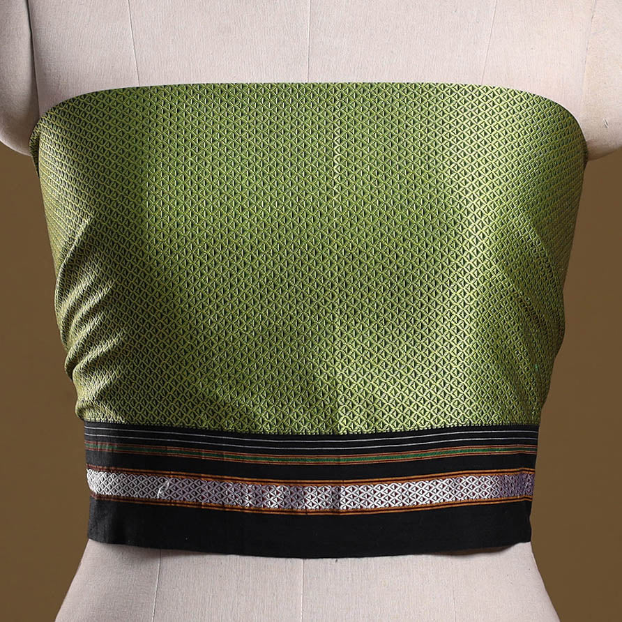 Khun weave cotton blouse piece 73 - handcrafted