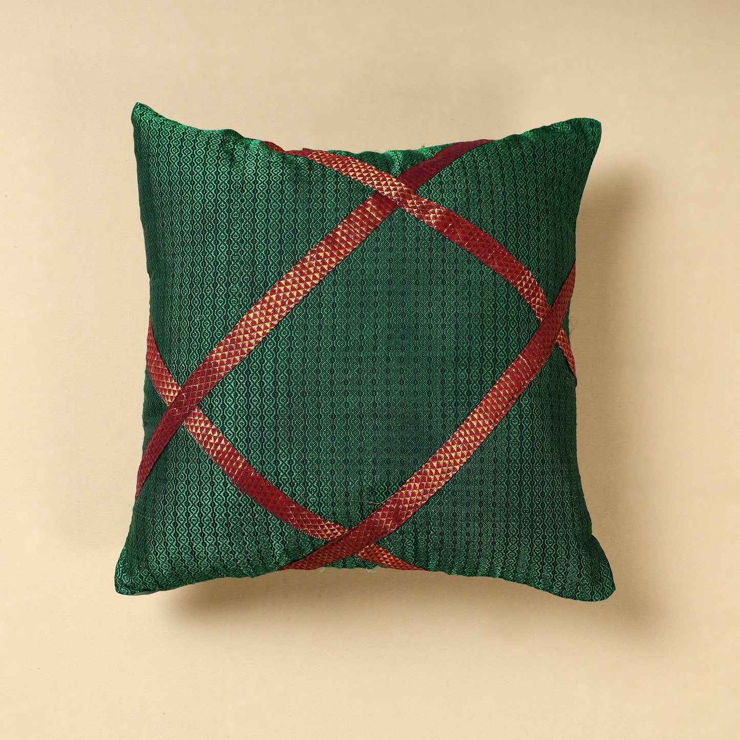  Khun Weave Cotton Cushion Cover (16 x 16 in) 
