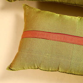 Green - Khun Weave Cotton Pillow Covers