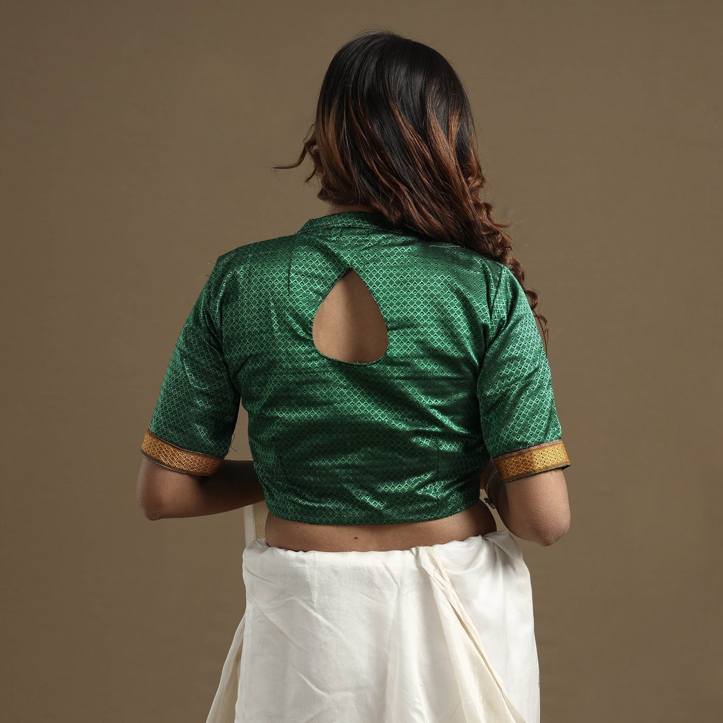 Buy Khun Weave Handloom Cottton Stitched Blouse Online at iTokri.com