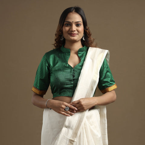 Buy Khun Weave Handloom Cottton Stitched Blouse Online at iTokri.com