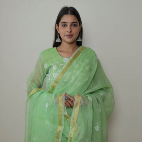Kota Doria Embroidered Suit Set – Buy Online