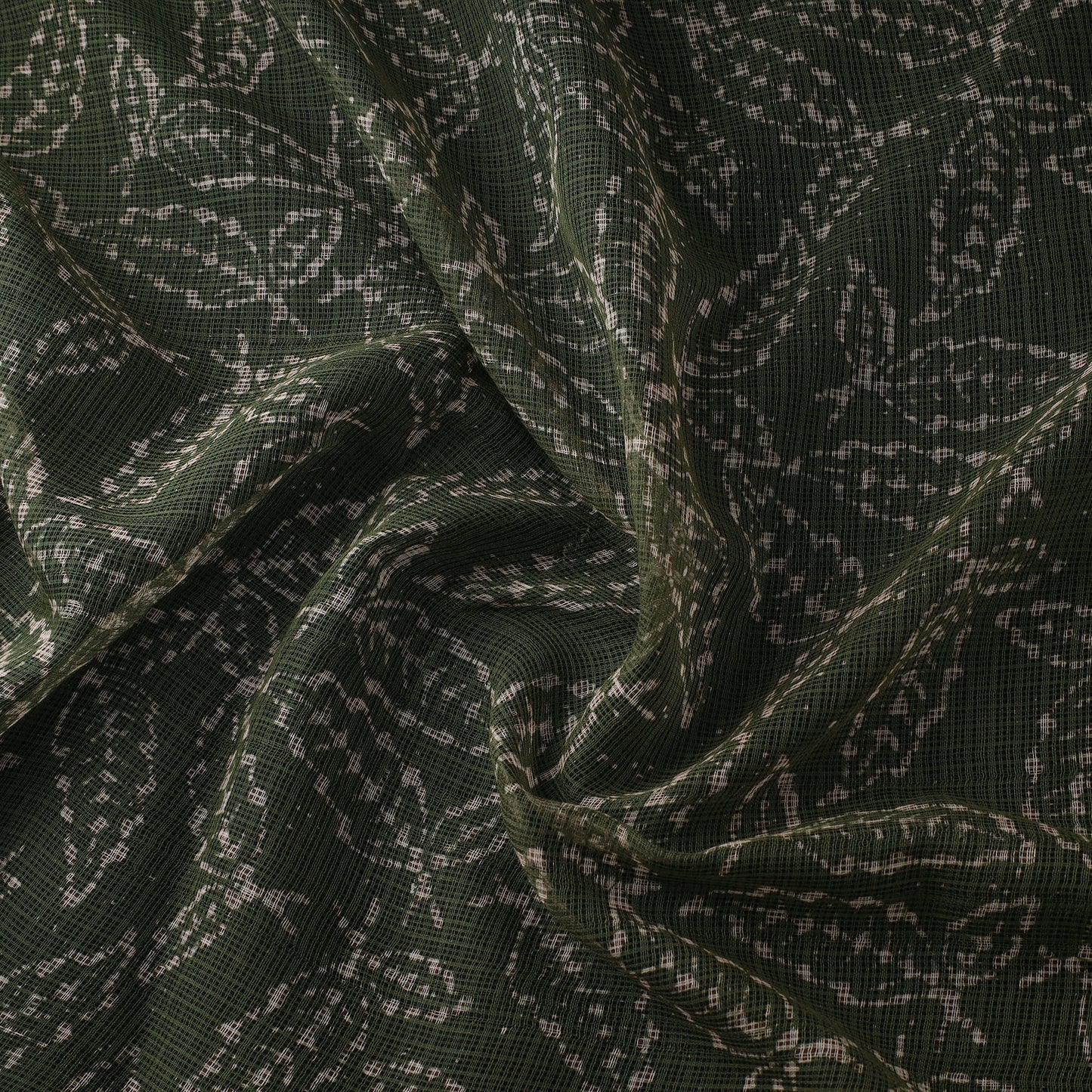 Kota doria cotton hand block batik print fabric 03