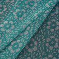 Green - Kota Doria Cotton Hand Block Batik Print Fabric 09