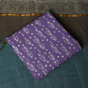 Kota doria cotton hand block jaipur print 3pc unstitched