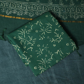 Kota doria cotton hand block jaipur print 3pc unstitched