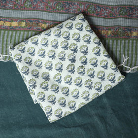 Kota doria cotton hand block sanganeri print 3pc unstitched
