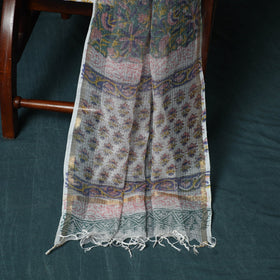 Kota doria cotton hand block sanganeri print 3pc unstitched