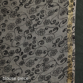 Kota doria cotton printed kalamkari saree 07 - handcrafted