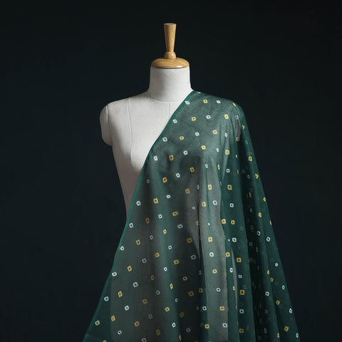 Kota doria cotton tie-dye bandhani fabric 11 - handcrafted