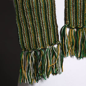  Kumaun Hand Knitted Woolen Muffler (47 in) 