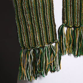  Kumaun Hand Knitted Woolen Muffler (47 in) 