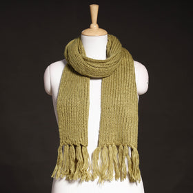  Kumaun Hand Knitted Woolen Muffler (90 in) 