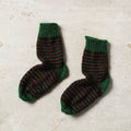 Green Kumaun Hand Knitted Woolen Socks - Kids