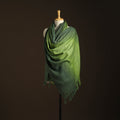 Green - kumaun handwoven merino wool shawl for women 71