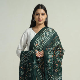 Buy Kutch Bandhani Tie-Dye Cotton Dupatta 10 Online at iTokri.com