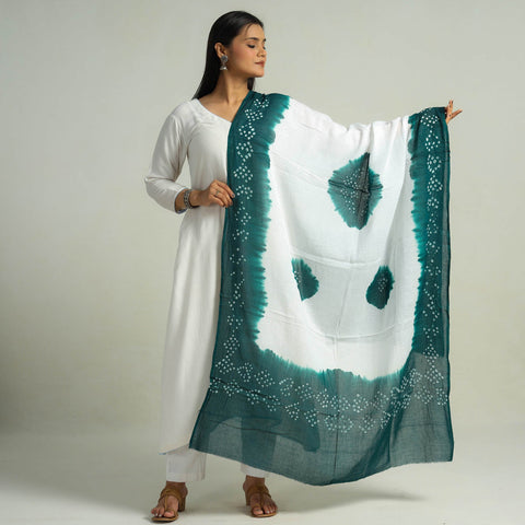Buy Kutch Bandhani Tie-Dye Cotton Dupatta 13 Online at iTokri.com