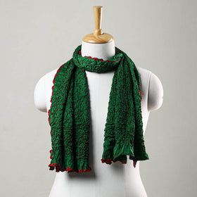 Kutch Bandhani Silk Stole - Tie-Dye Artistry