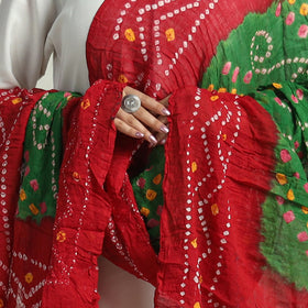  Kutch Bandhani Tie-Dye Mul Cotton Dupatta 24 