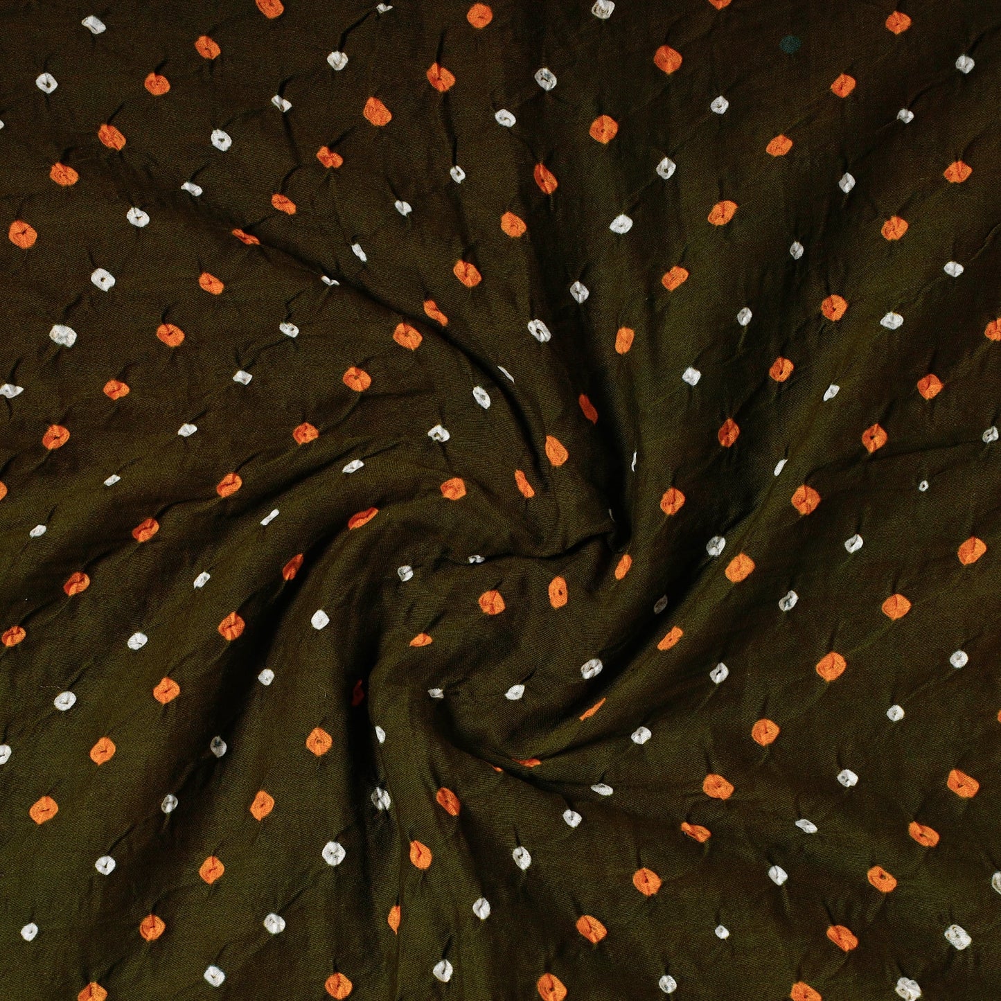  Kutch Bandhani Tie-Dye Mul Cotton Precut Fabric 