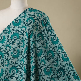 Green - kutch batik cotton fabric 01 - handcrafted