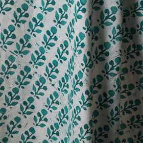 Green - kutch batik cotton fabric 05 - handcrafted