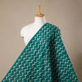 Green - kutch batik cotton fabric 24 - handcrafted