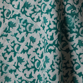 Green - kutch batik cotton fabric 36 - handcrafted