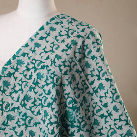 Green - kutch batik cotton fabric 36 - handcrafted