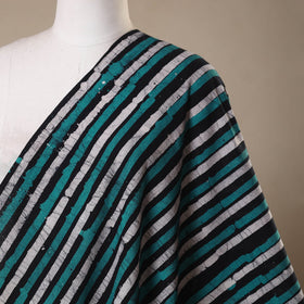 Green - kutch batik cotton fabric 48 - handcrafted