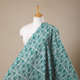 Green - kutch batik cotton fabric 52 - handcrafted