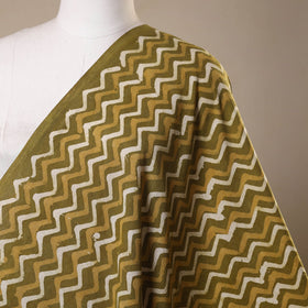 Green - kutch batik cotton fabric 57 - handcrafted